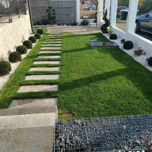 Озеленяване с габиони